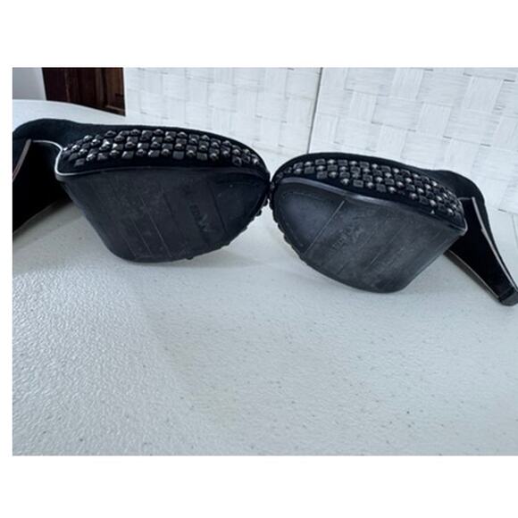 "SAM EDELMAN" Platform Studded Heels,Velvet,SZ 7M, FINAL SALE, SEE PICS!! - Picture 10 of 12